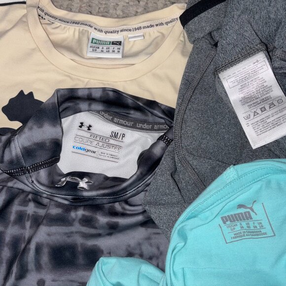 Lot of 4 Puma Reebok Under Armour Athletic LS Jacket Size S Excellent - Picture 6 of 7